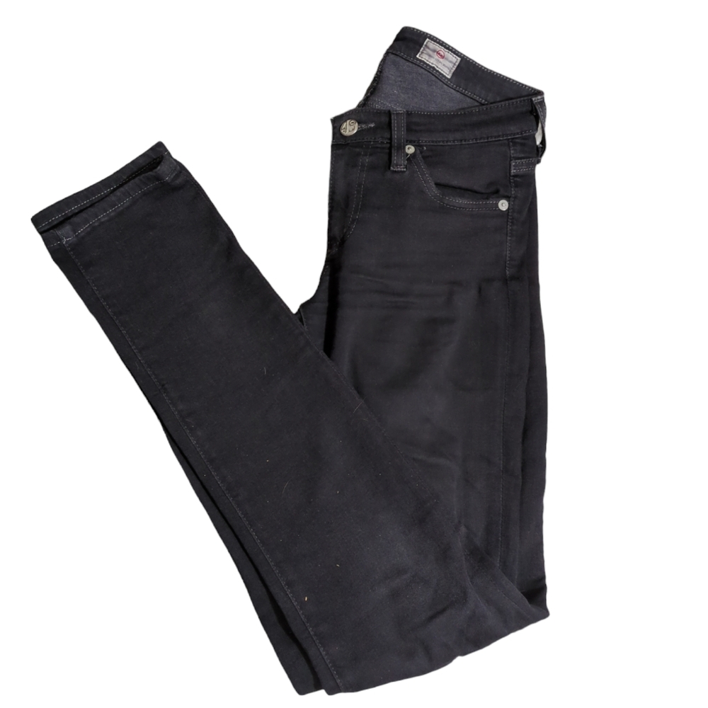 AG Adriano Goldschmied size 24 R color black cigarette leg